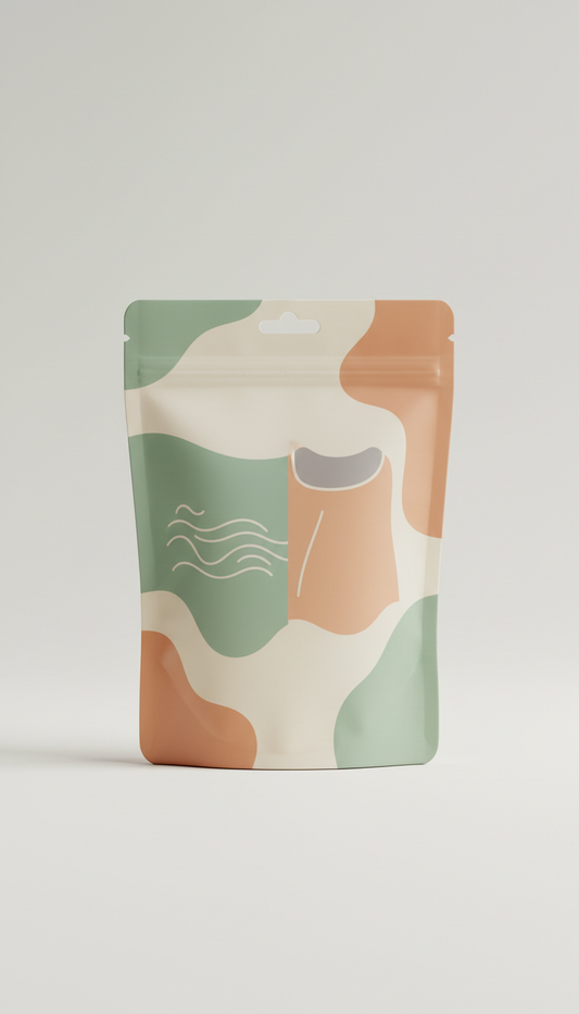 Sleek Resealable Pouch With Product Imagery